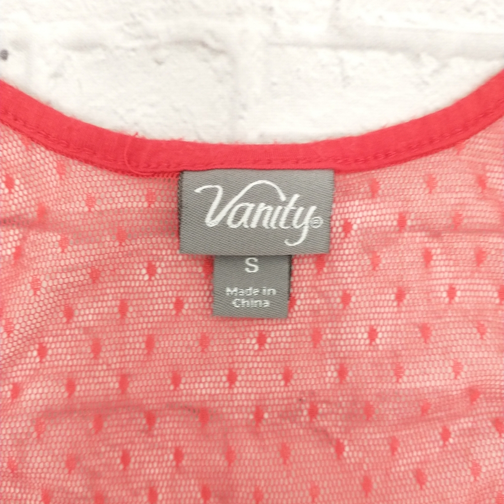 Vanity Red Ruffle Tank - Picture 3 of 6